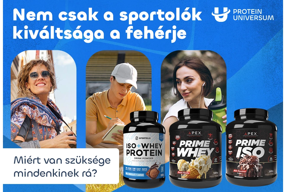 Nem csak a sportolók kiváltsága a fehérje – Miért van szüksége mindenkinek rá?