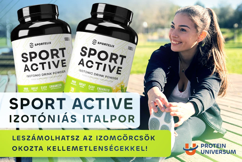 Sport Active Izotóniás italporral leszámolhatsz az izomgörcsök okozta kellemetlenségekkel!